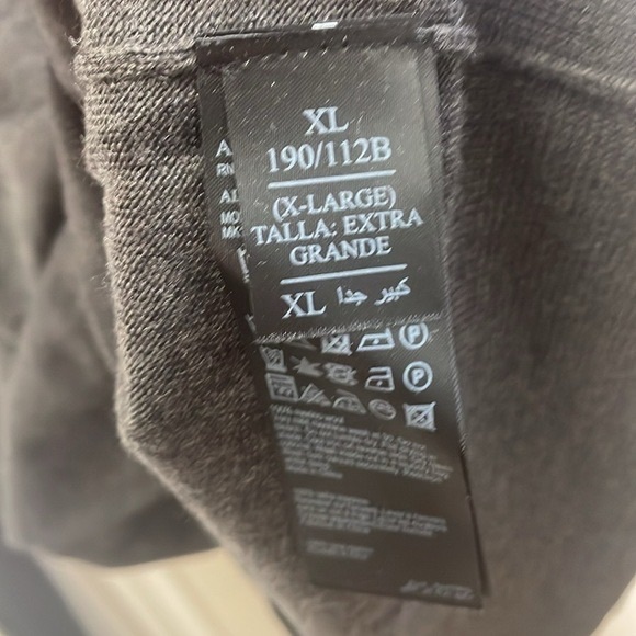 All Saints - Long Sleeve 100% Merino Sweater - Dark Grey - XL - Picture 4 of 6